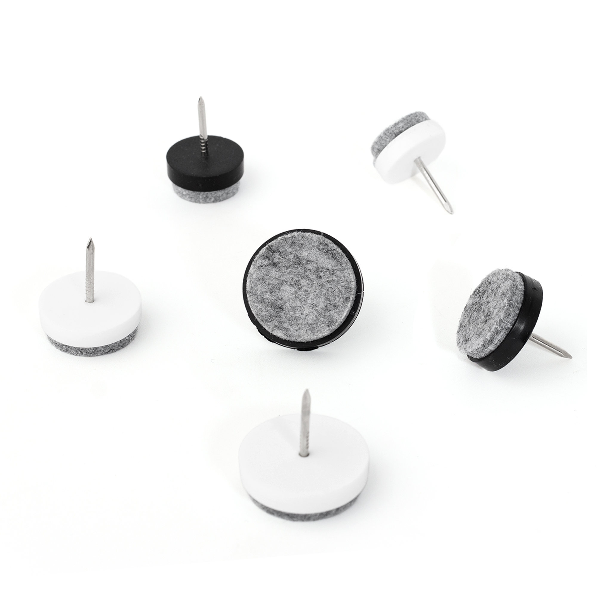 Cabinet Hinge Overlay - 20PCS Furniture Feet Felt Pads Nail-On