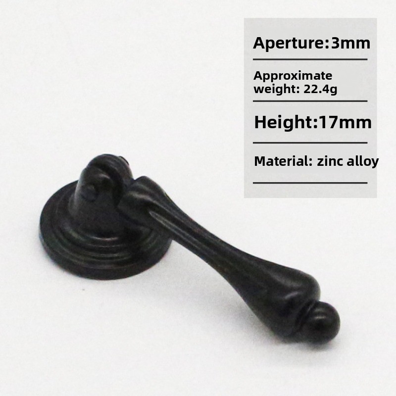 Matte Black Zinc Alloy Pendant - Furniture Hardware Drop Pulls avaliação e preço