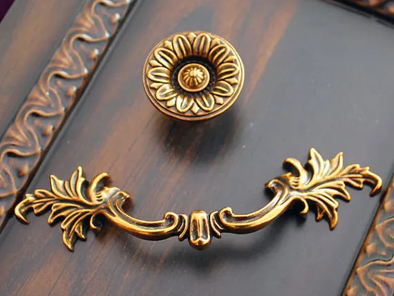 Vintage Drawer Pulls Handles D - Furniture Hardware Drop Pulls avaliação e preço