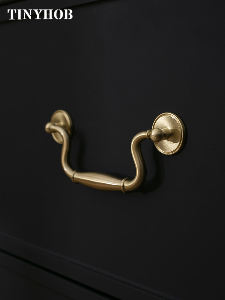 Luxury Vintage Solid Brass Dro - Furniture Hardware Drop Pulls avaliação e preço