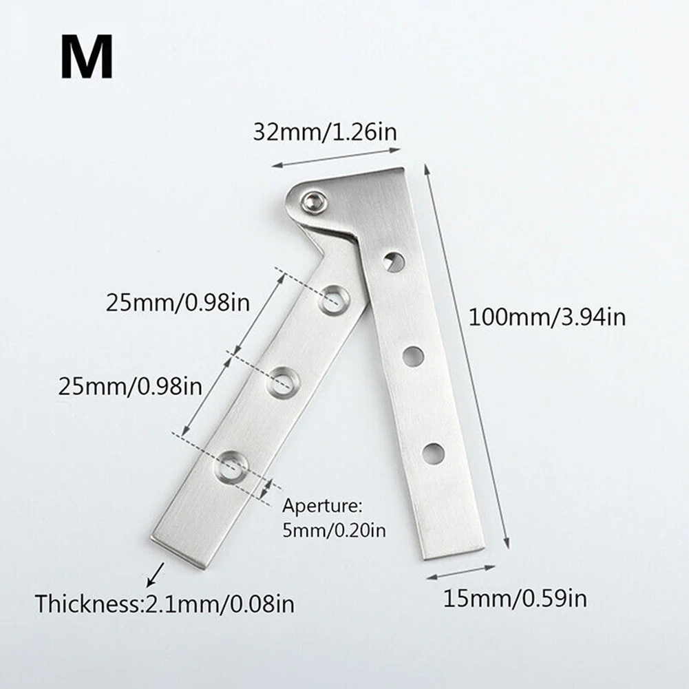 1Pcs Stainless Steel Door Hing - Furniture Hardware Replacement avaliação e preço