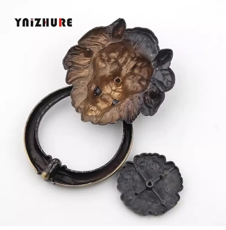 Antique Bronze Lion Head Handl - Furniture Hardware Design avaliação e preço