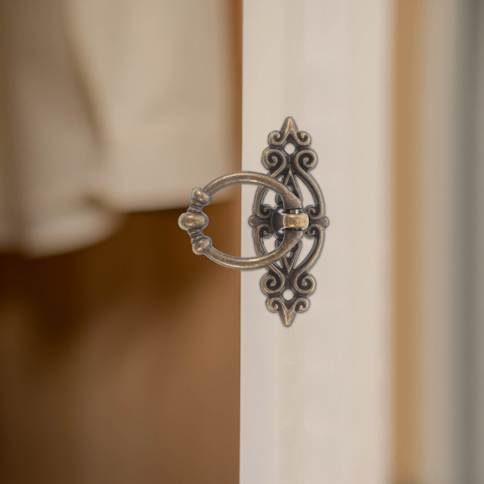 6Pcs Vintage Drop Bail Drawer  - Furniture Hardware Drop Pulls avaliação e preço