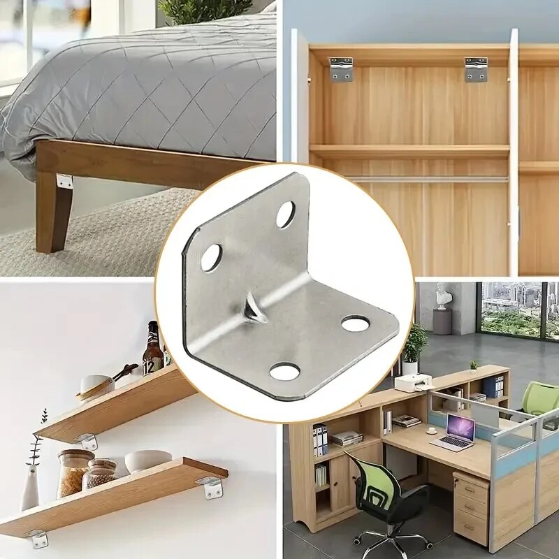 20pcs Angle Iron Board Table,  - Cabinet Hinge Overlay avaliação e preço