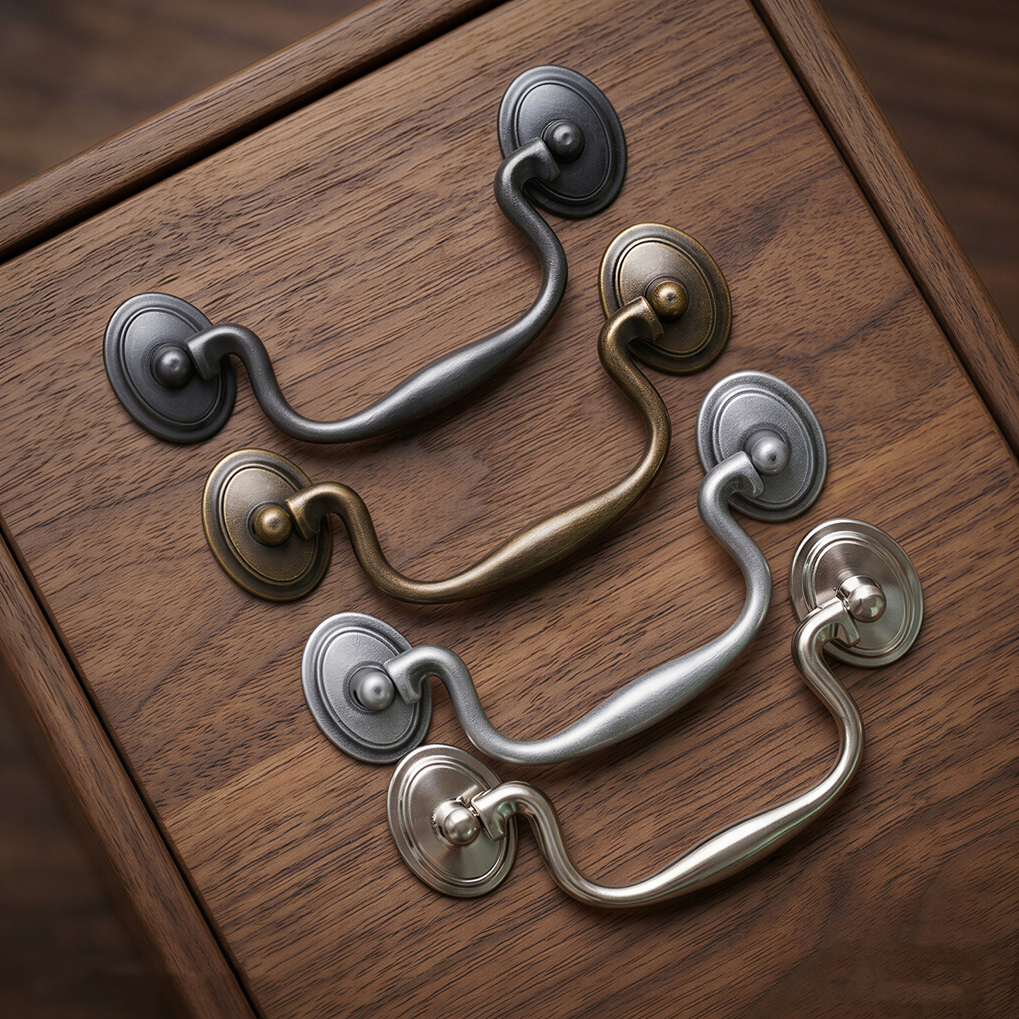 2Pcs Classic Vintage Drawer Ri - Furniture Hardware Drop Pulls avaliação e preço