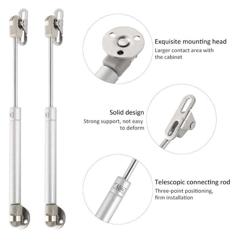 2Pcs 20/60/100N/150N Furniture - Cabinet Hinge Overlay avaliação e preço