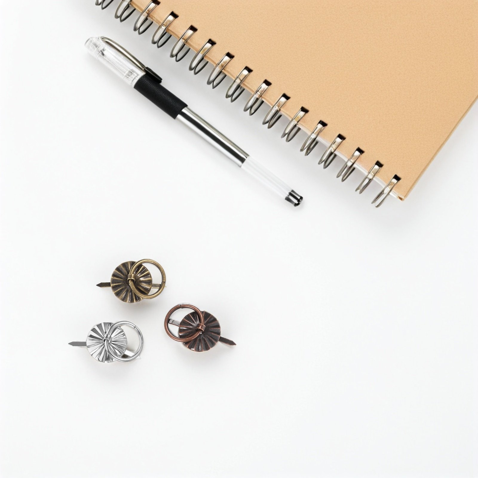 60Pcs Vintage Mini Ring Drawer - Furniture Hardware Drop Pulls avaliação e preço
