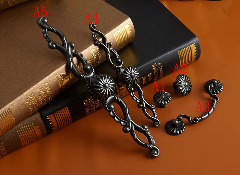 2 pcs Retro Metal Dresser Pull - Furniture Hardware Drop Pulls avaliação e preço