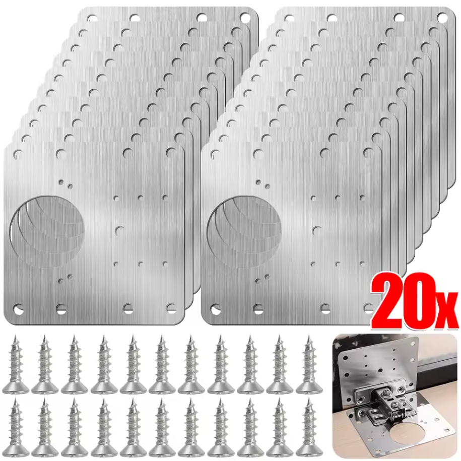 Kitchen Cabinet Door Hinges Re - Furniture Hardware Fixing Screws avaliação e preço