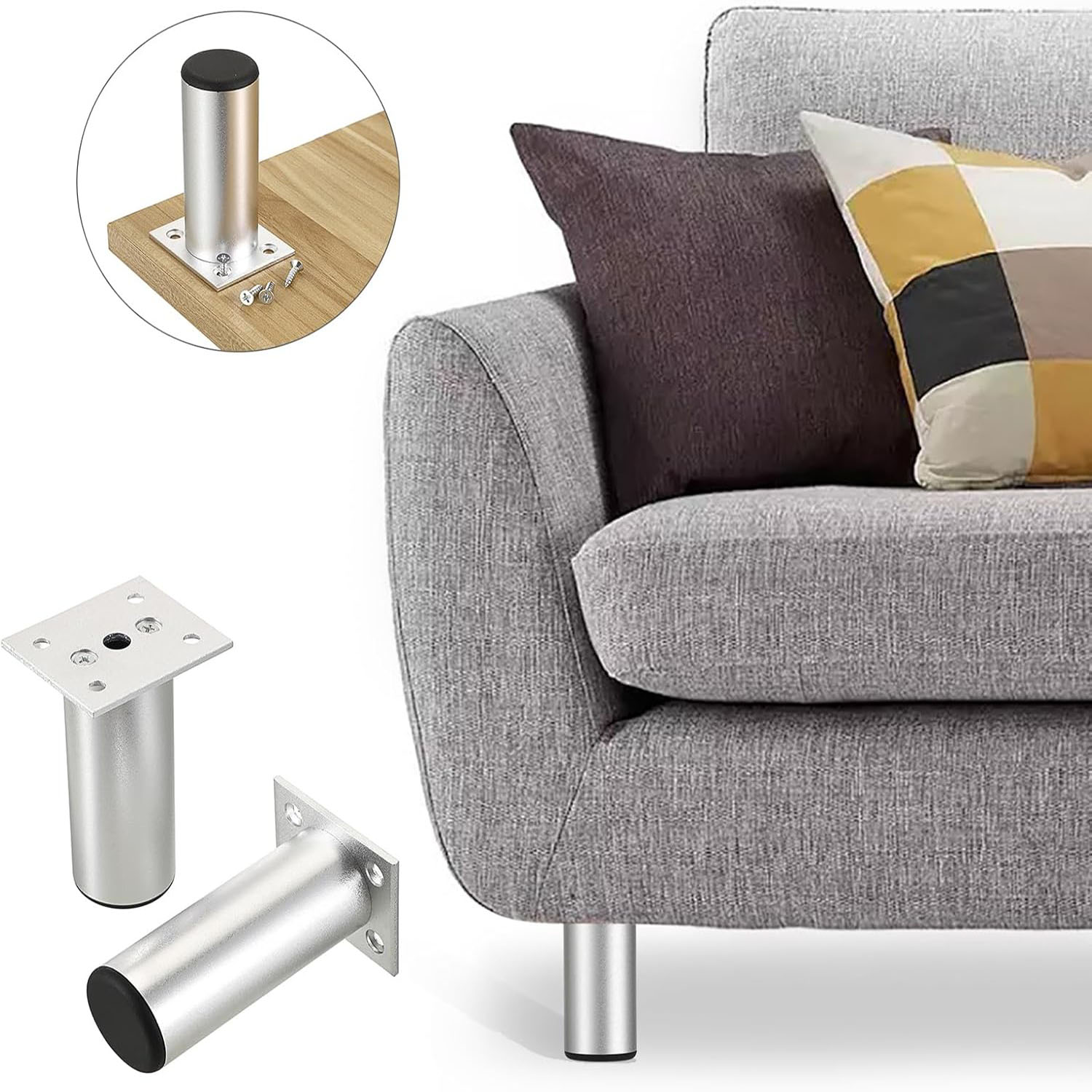 4pcs Stainles Steel Furniture  - Cabinet Hinge Overlay avaliação e preço