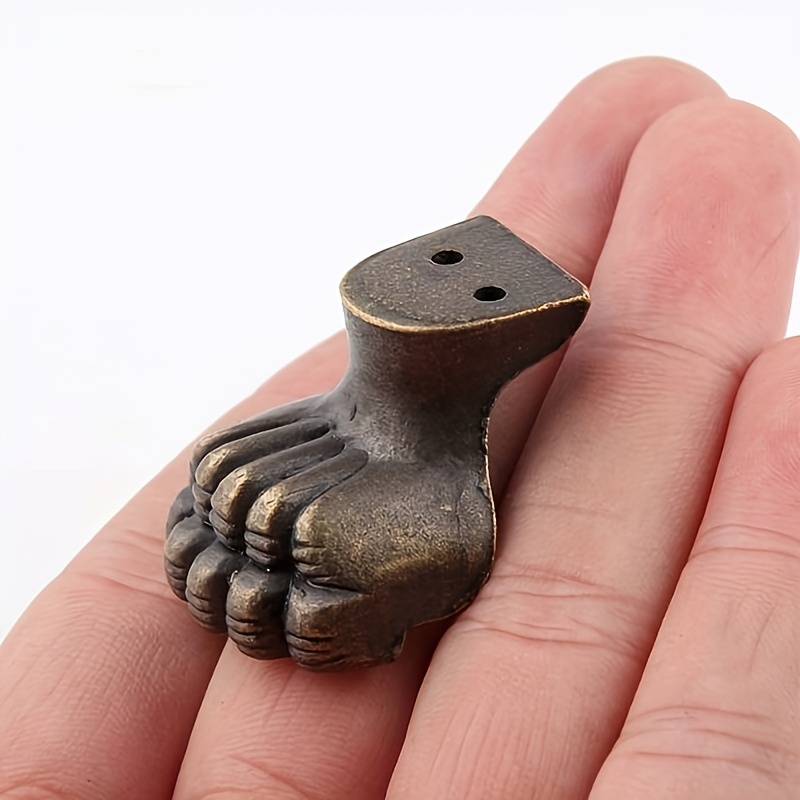 8pcs Antique Foot Brass Jewelr - Cabinet Hinge Overlay avaliação e preço