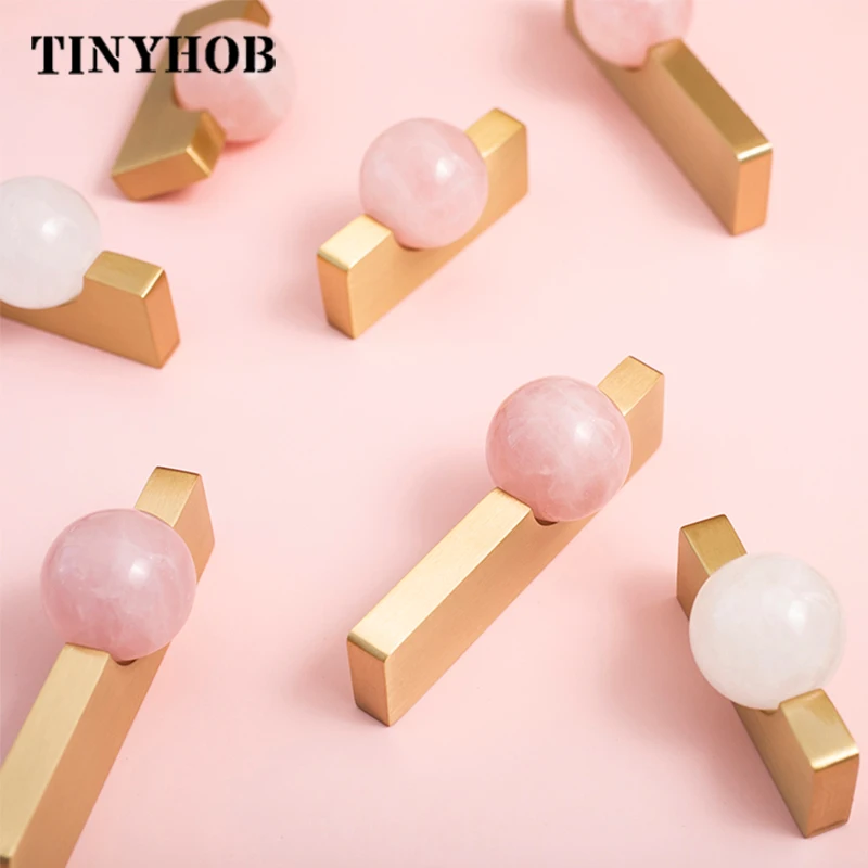 White Crystal Ball+Brass Furni - Furniture Hardware Drop Pulls avaliação e preço