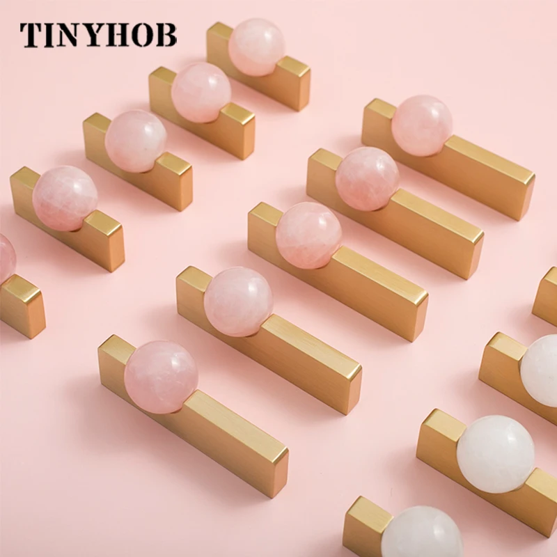 White Crystal Ball+Brass Furni - Furniture Hardware Drop Pulls avaliação e preço