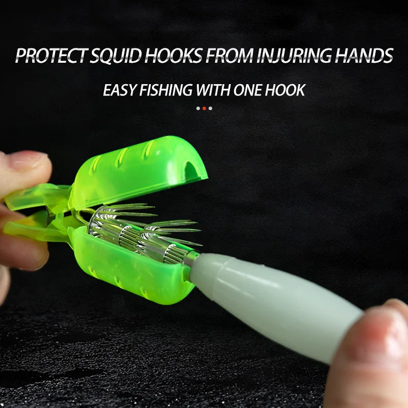 10Pcs/Lot Squid Jig Hook Cover - Furniture Hardware Jig avaliação e preço