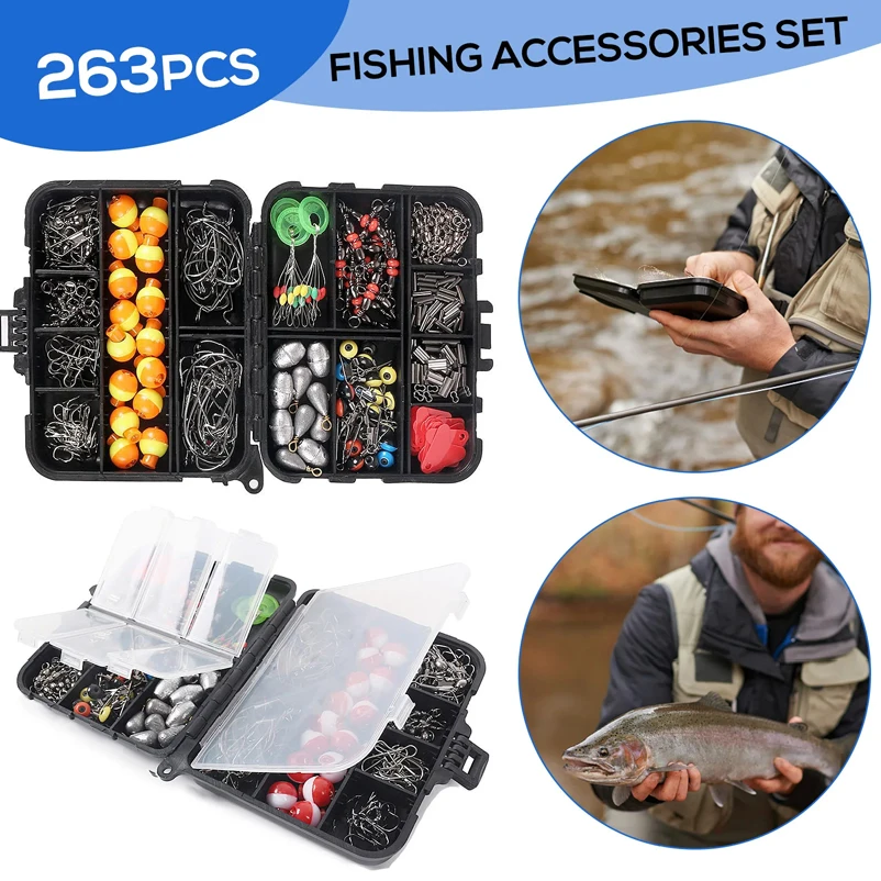 263pcs Outdoor Fishing Accesso - Furniture Hardware Jig avaliação e preço