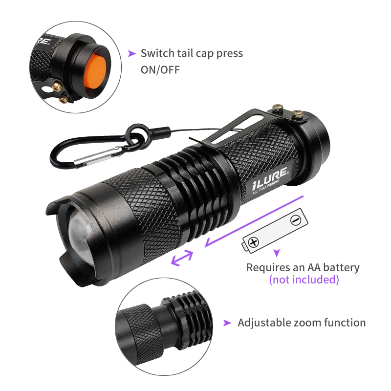 Mini UV Flashlight 395nm Ultra - Furniture Hardware Jig avaliação e preço
