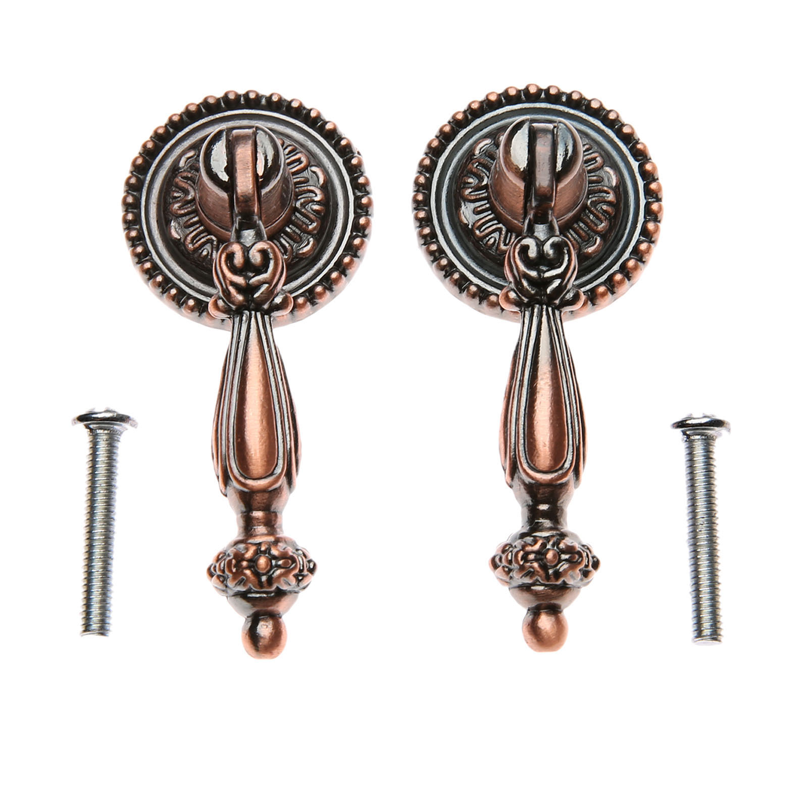 2Pcs Antique Drawer Pull Europ - Furniture Hardware Drop Pulls avaliação e preço