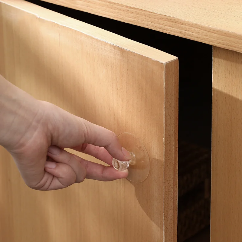 2/10Pcs Punch-free Drawer Knob - Furniture Hardware Design avaliação e preço