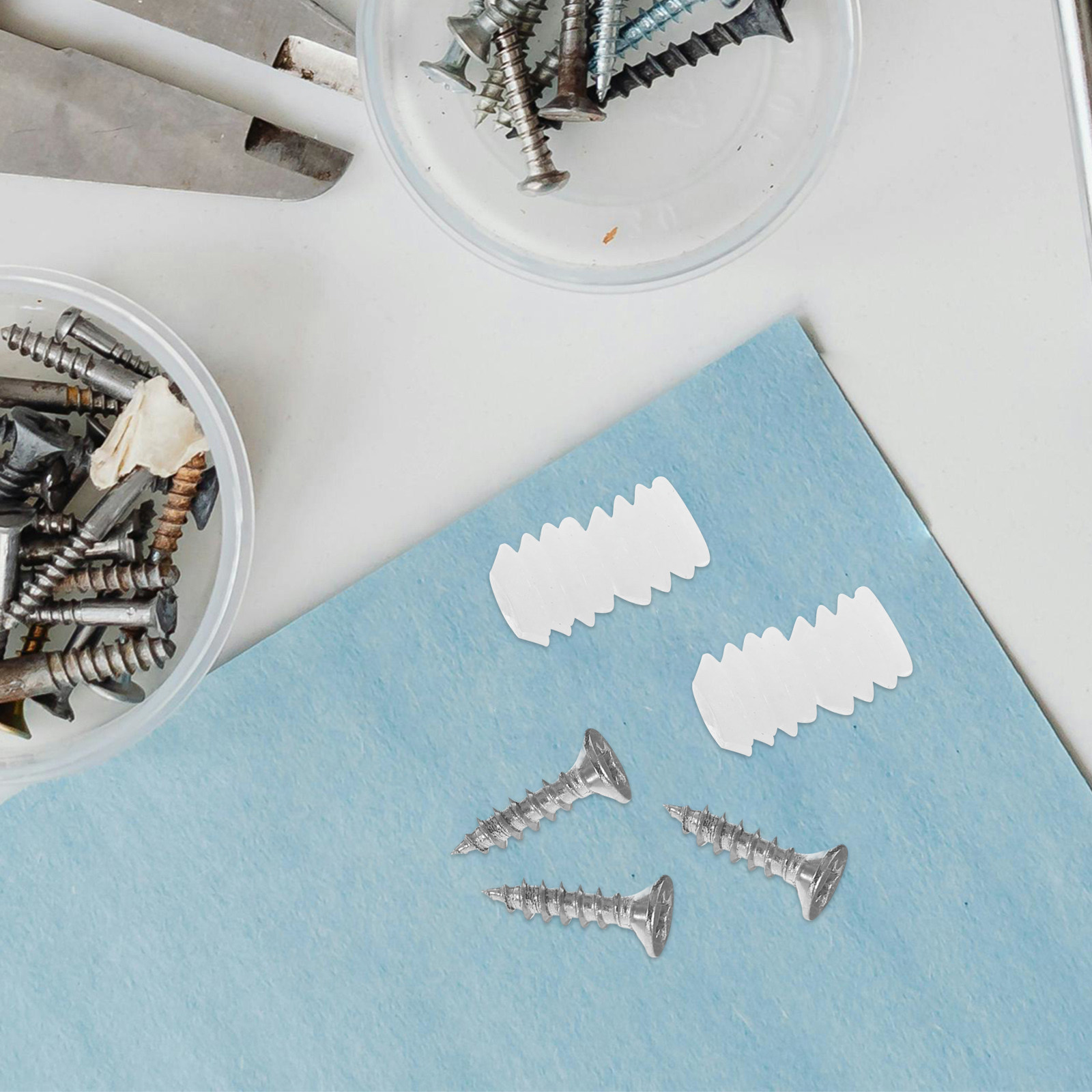 200Pcs Plastic Cabinet Hinge D - Furniture Hardware Fixing Screws avaliação e preço