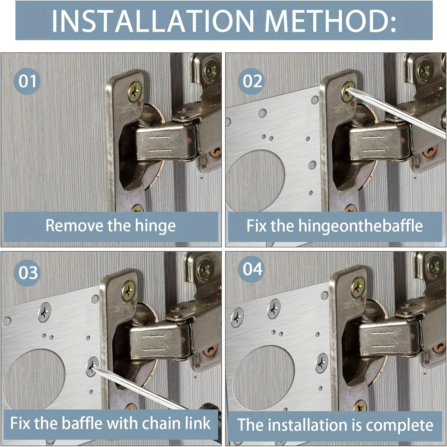 4-piece cabinet hinge repair p - Furniture Hardware Fixing Screws avaliação e preço