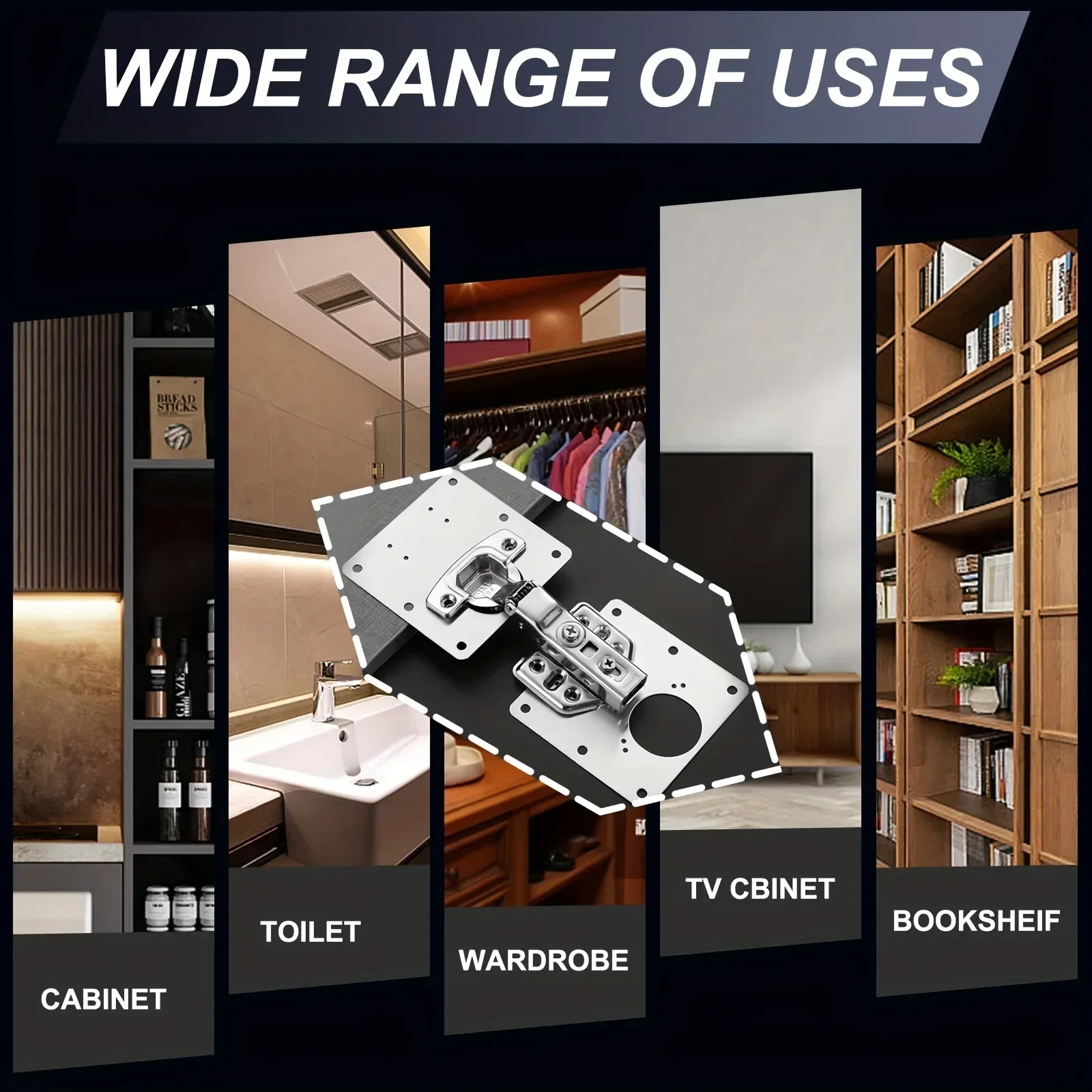 4-piece cabinet hinge repair p - Furniture Hardware Fixing Screws avaliação e preço