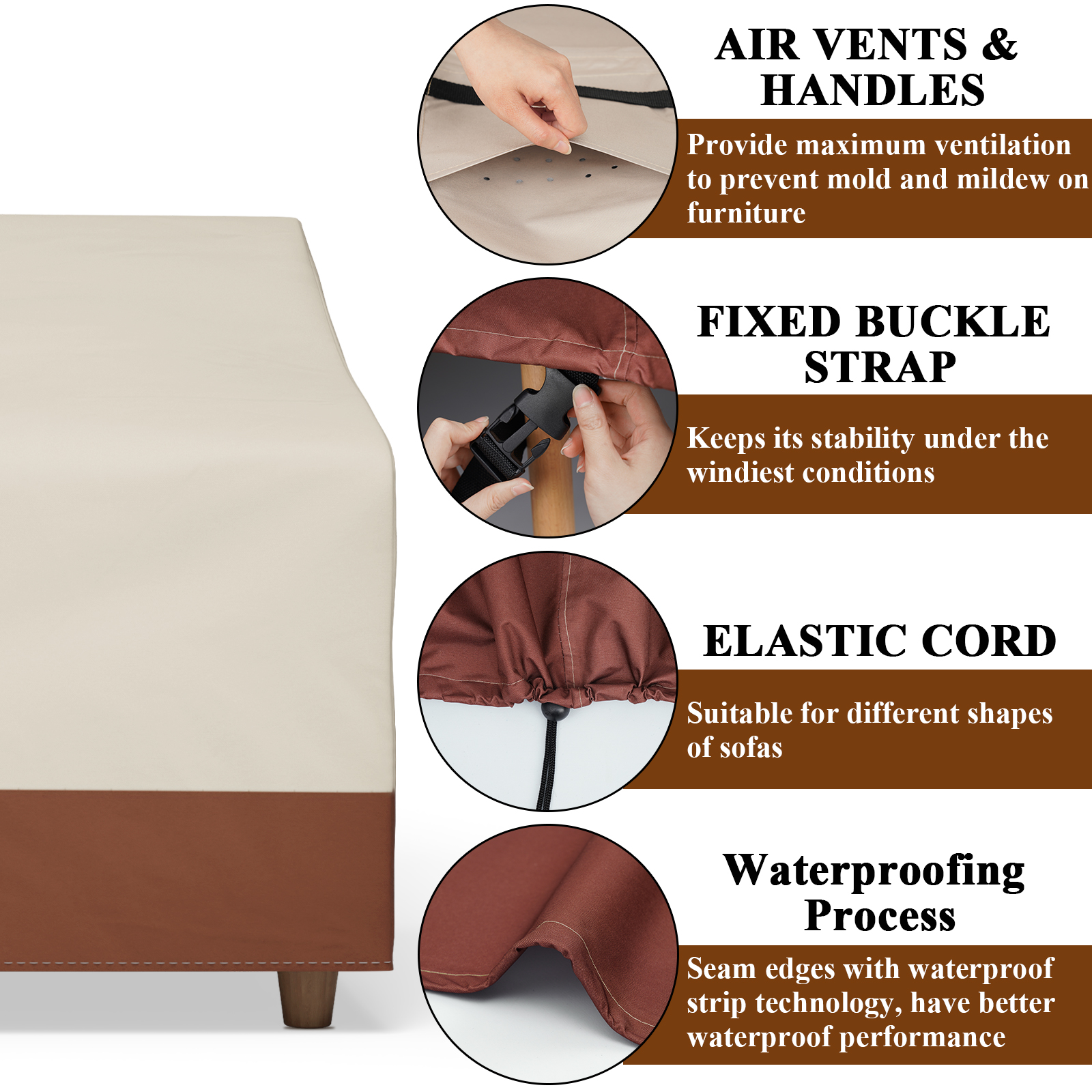 Outdoor Sofa Cover Waterproof  - Furniture Hardware Design avaliação e preço