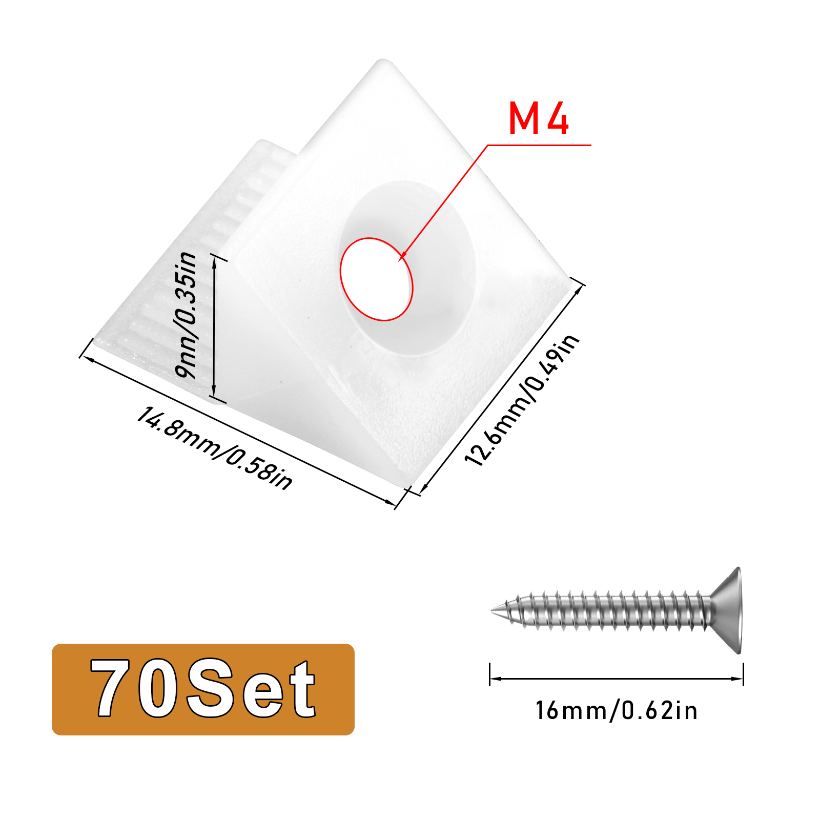 60set Repair Fixing Drawer Che - Furniture Hardware Fixing Screws avaliação e preço