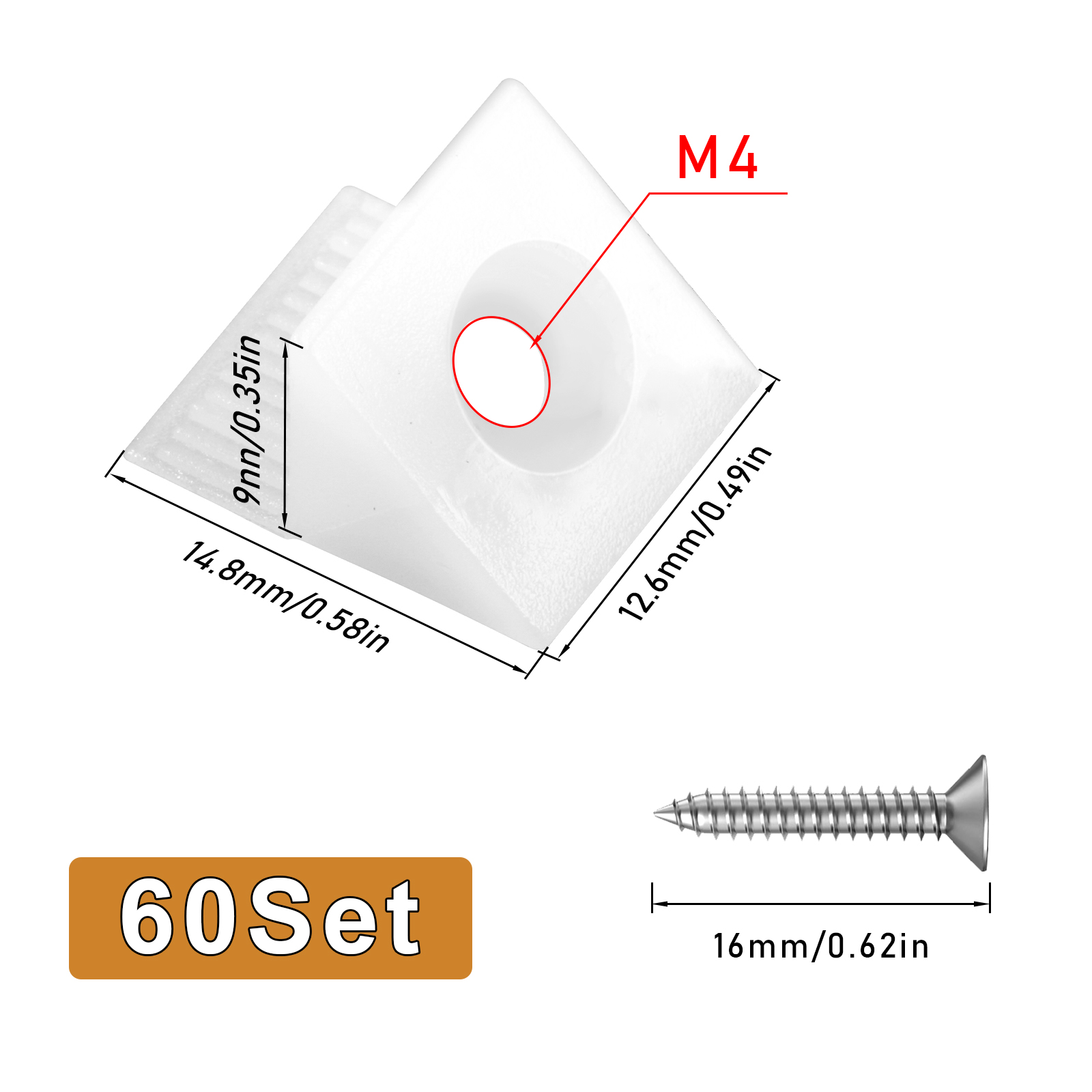 60set Repair Fixing Drawer Che - Furniture Hardware Fixing Screws avaliação e preço