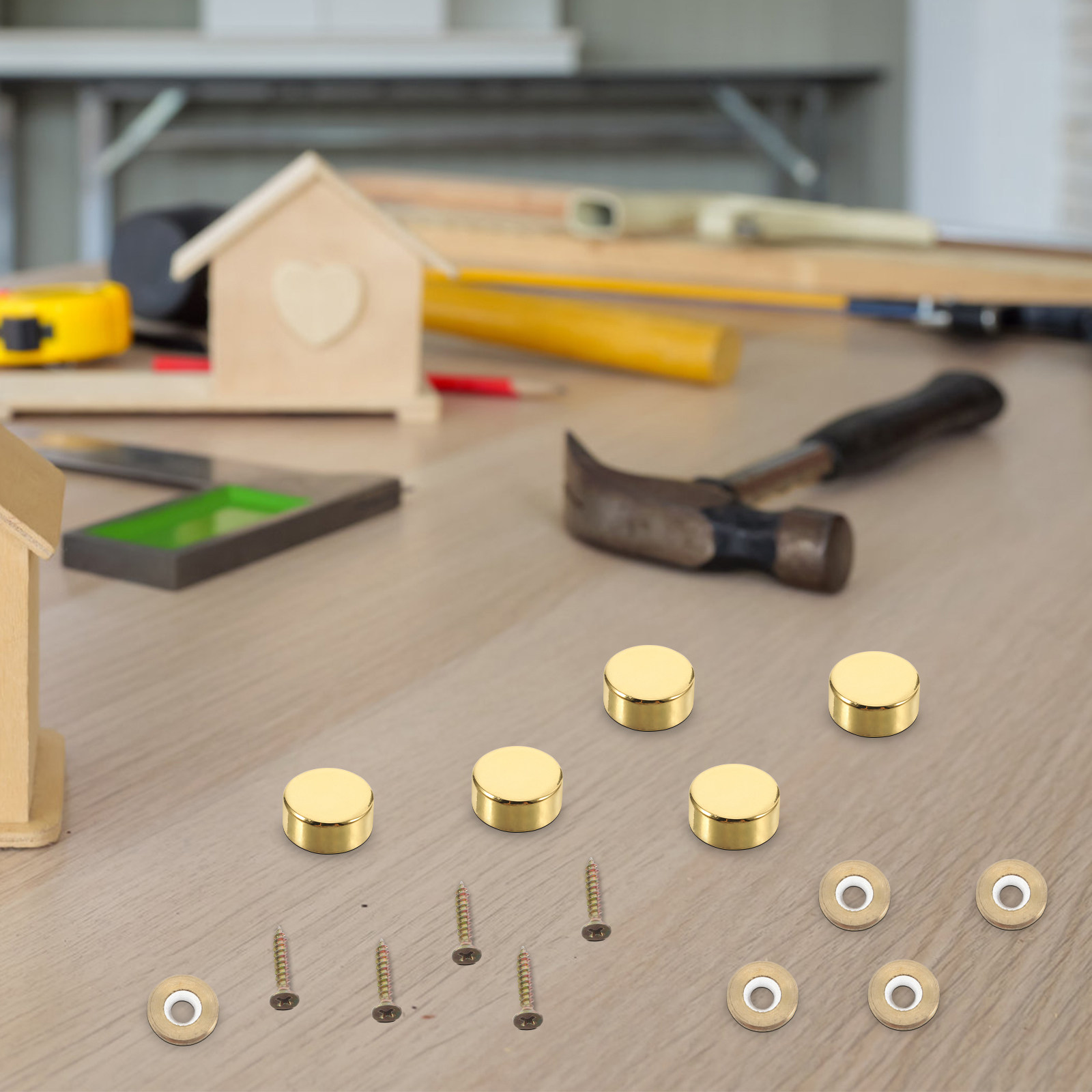 12Sets Decorative Screw Covers - Furniture Hardware Fixing Screws avaliação e preço