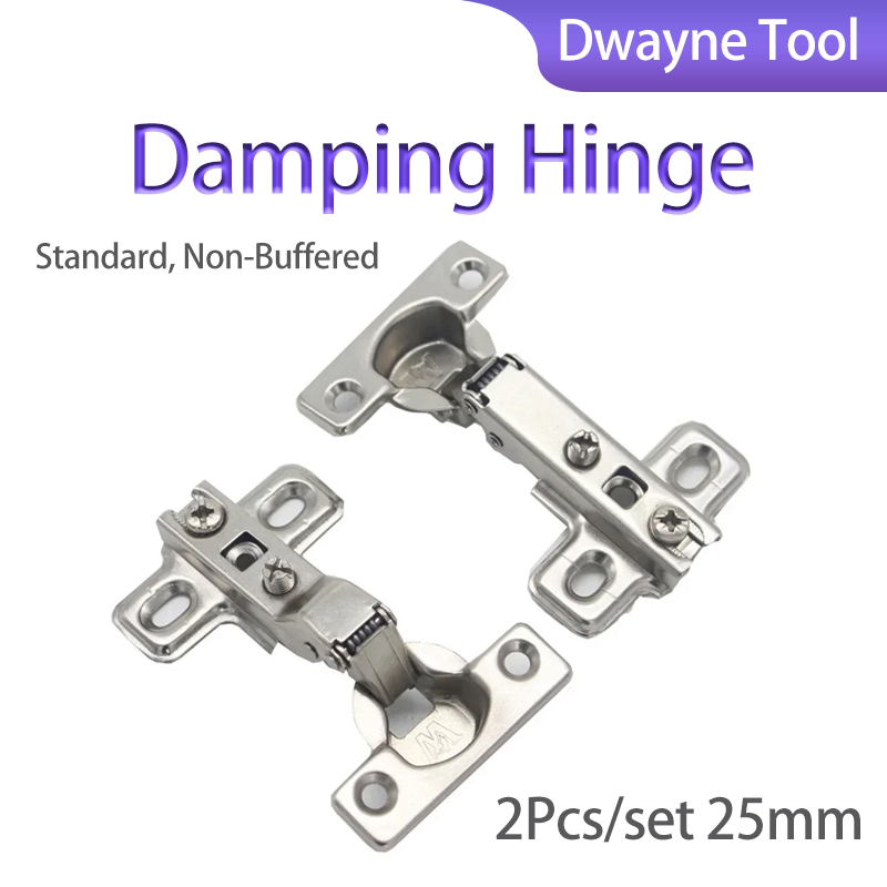 Damper Hinges 2Pcs/Set 25mm, F - Cabinet Hinge Overlay avaliação e preço