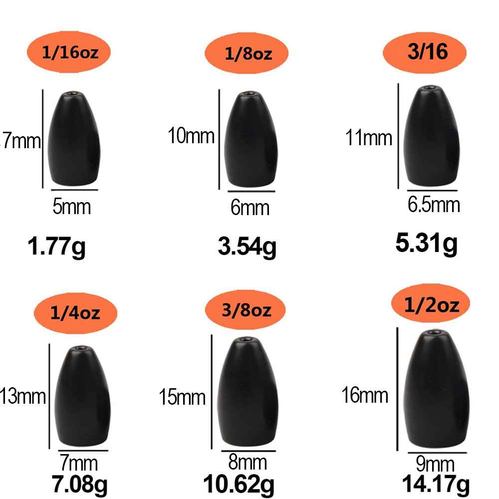Tungsten Steel Fishing Weights - Furniture Hardware Jig avaliação e preço